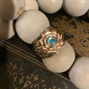 Adjustable hand-made ring